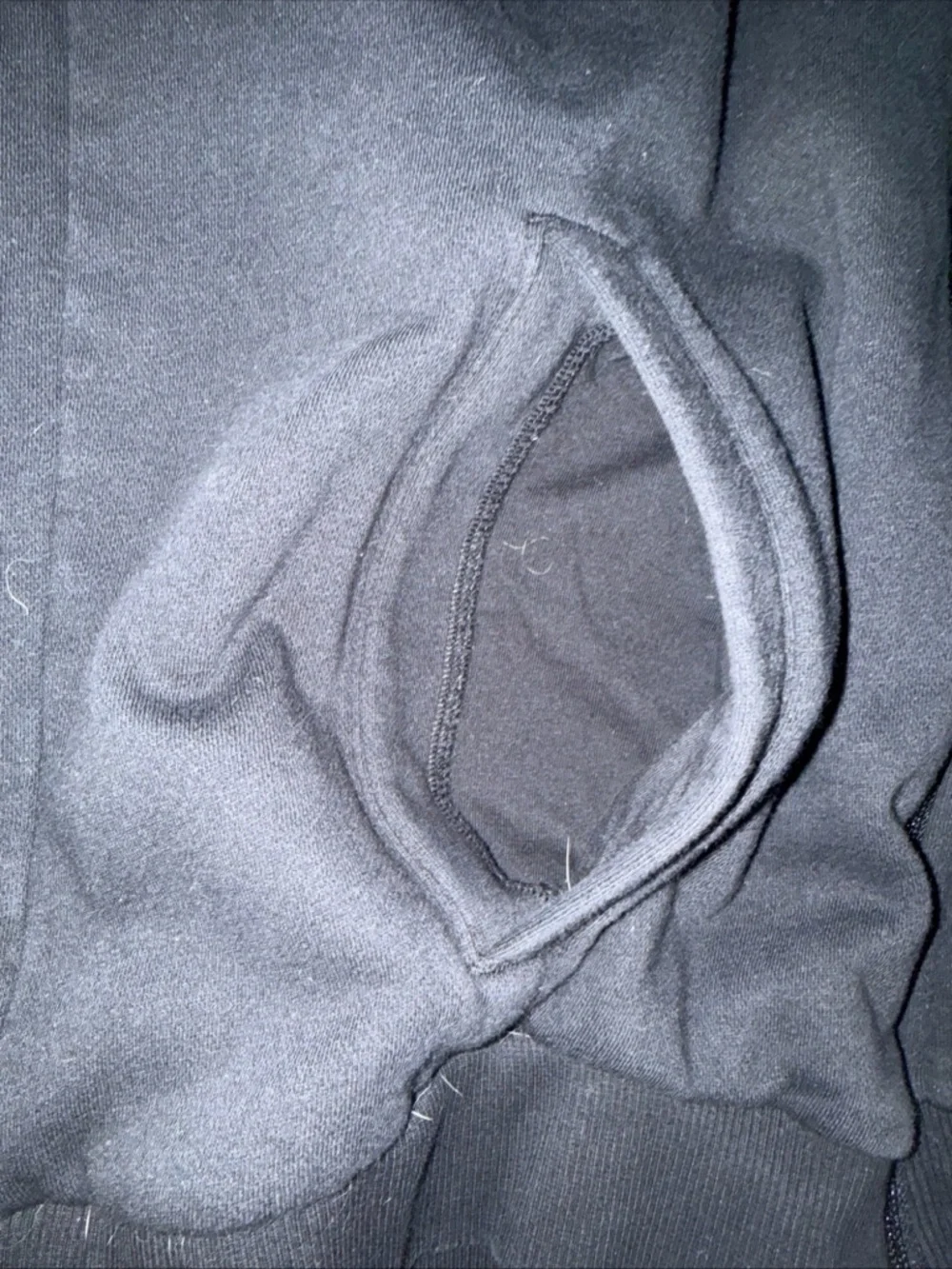 Calvin Klein Fleece Jacket Mens XL Black Full Zip Pockets - Picture 4 of 7